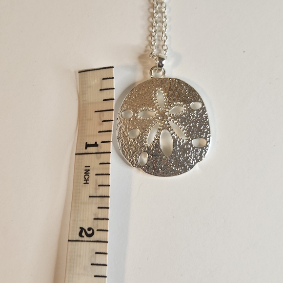 Sand dollar necklace jg5 - Picture 6 of 7